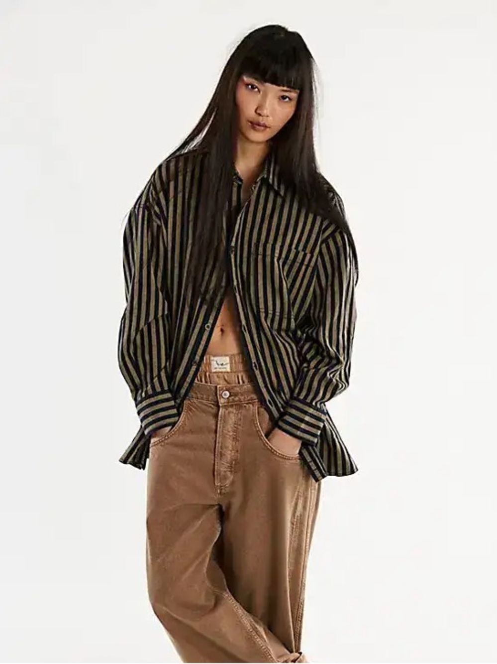NWT We The Free Freddie Striped Shirt